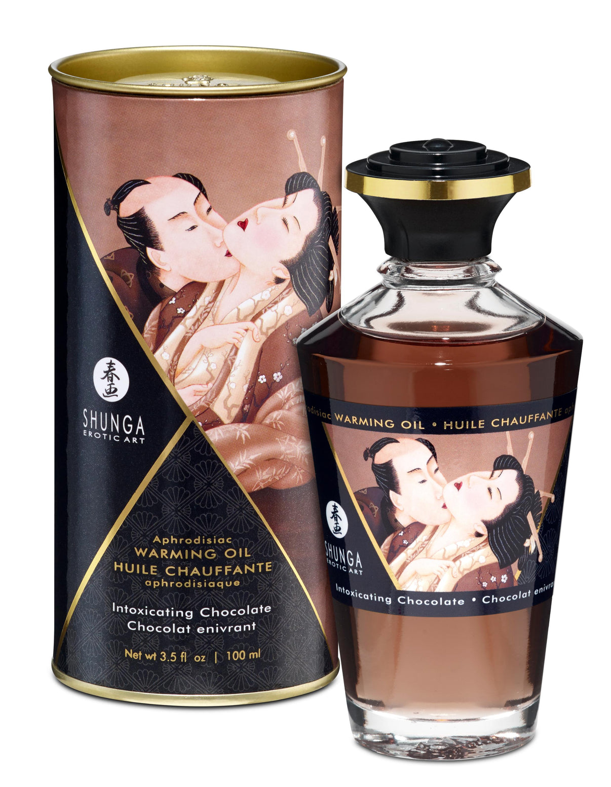 Aphrodisiac Warming Oil - Intoxicating Chocolate | 697309022095 | Discreet Personal Wellness