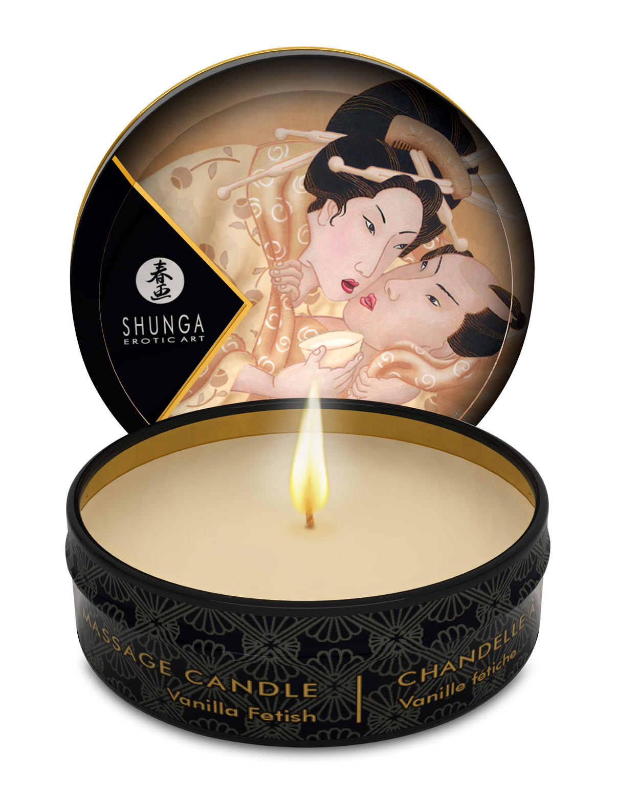 Mini Massage Candle - Desire - Vanilla Fetish - 1 Fl. Oz. | 697309046015 | Discreet Personal Wellness