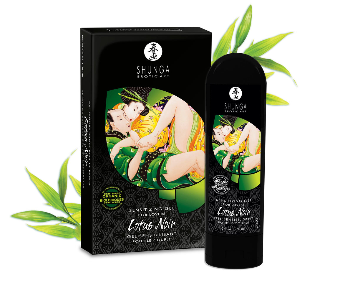 Lotus Noir - Sensitizing Gel for Lovers - 2 Fl. Oz. / 60 ml | 697309056007 | Discreet Personal Wellness