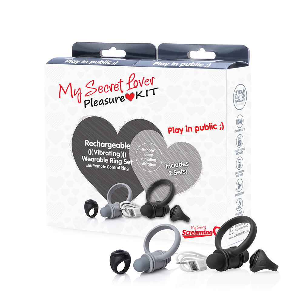2020 My Secret Lover Kit - Ring/ Ring | 817483014314 | Discreet Personal Wellness