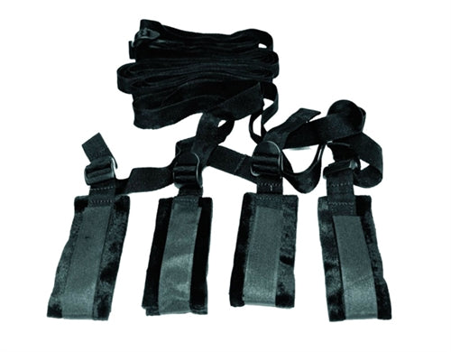 Sex and Mischief Bed Bondage Restraint Kit | 646709100001 | Discreet Personal Wellness