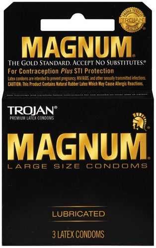 Trojan Magnum - 3 Pack | 022600642039 | Discreet Personal Wellness