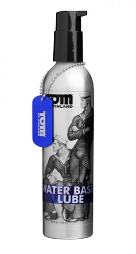 Tom of Finland Water Based Lube 8 Oz | 848518017796 | Discreet Personal Wellness