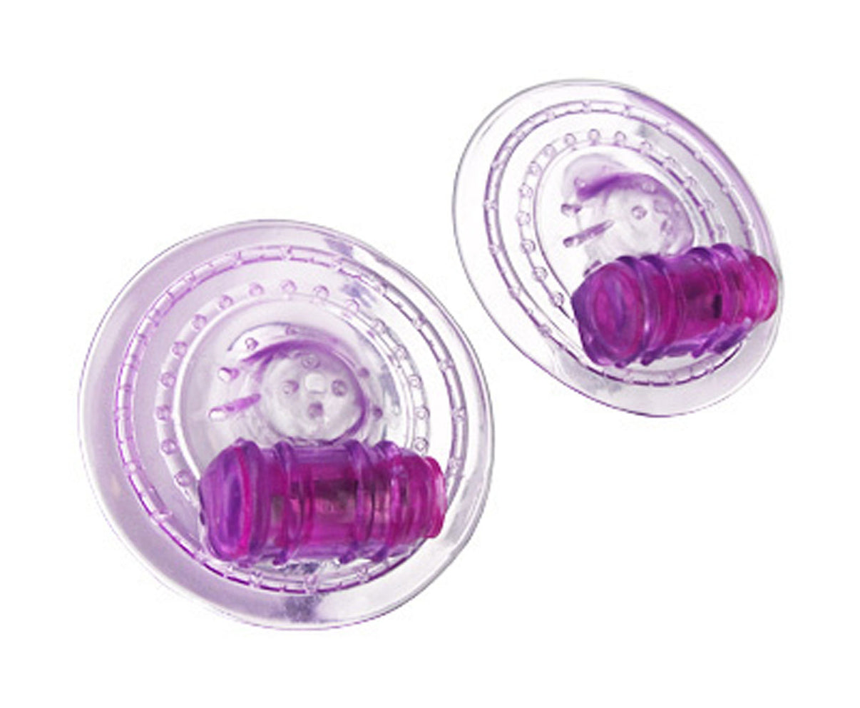 Razzles Vibrating Nipple Pads - Purple | 848518001382 | Discreet Personal Wellness