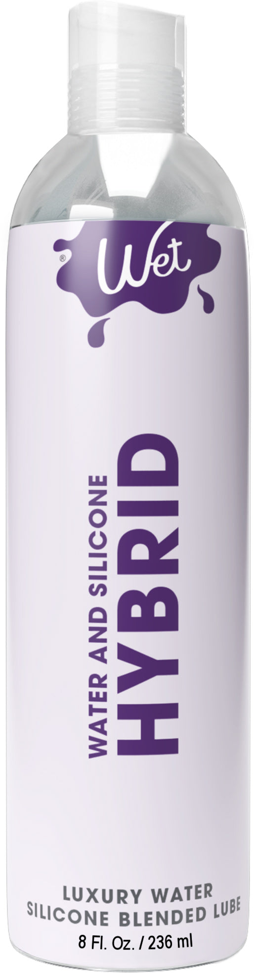 Wet Hybrid Luxury Water/silicone Blend Based Lubricant 8 Oz | 716222207324 | Discreet Personal Wellness