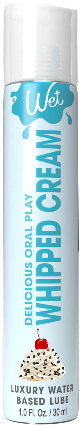 Wet Delicious Oral Play - Whipped Cream - Waterbased Flavored Lubricant 1 Oz | 716222215428 | Discreet Personal Wellness