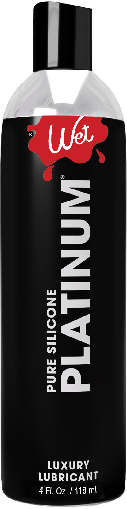Wet Platinum - Luxury Silicone Based Lubricant 8 Oz | 716222270069 | Discreet Personal Wellness