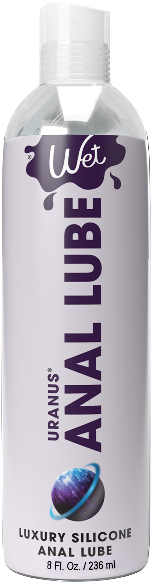 Wet Uranus Anal Lube - Premium Silicone Based Lubricant 8 Oz | 716222350082 | Discreet Personal Wellness