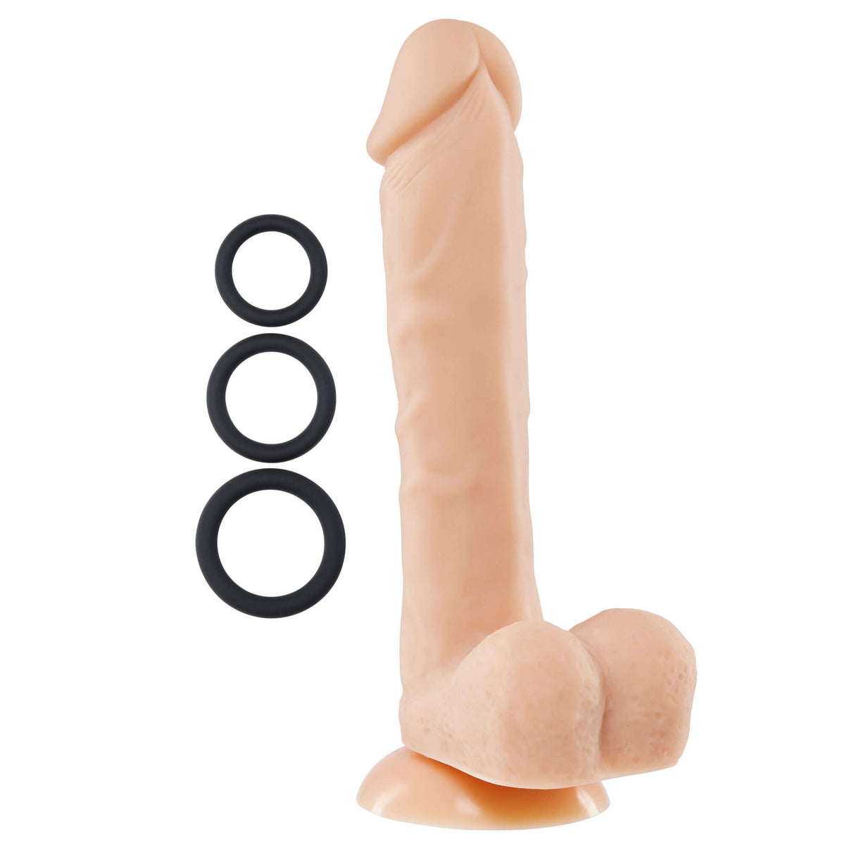 9 Inch Silicone Pro Odorless Penis - Flesh | 685239852882 | Discreet Personal Wellness