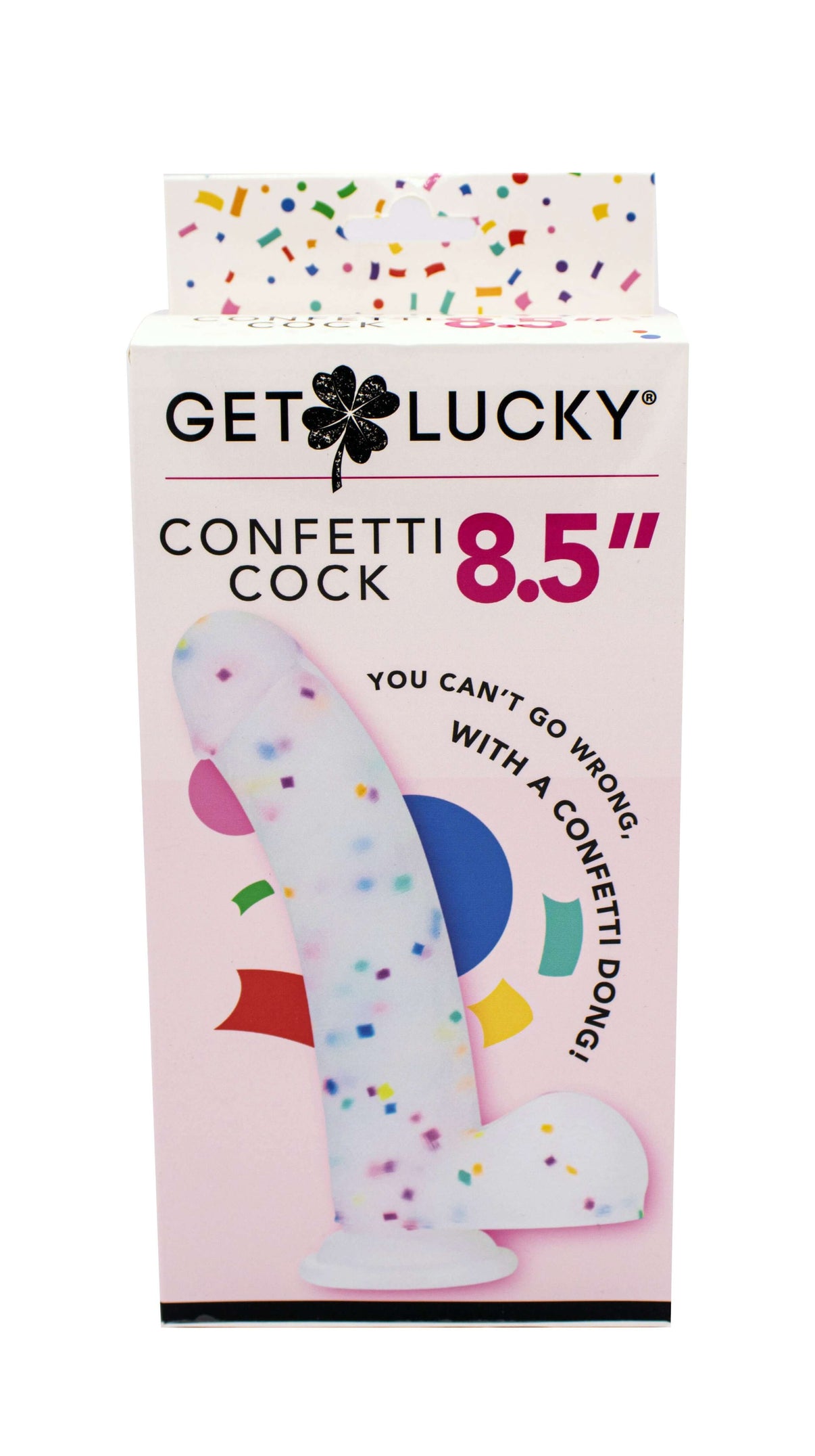 Get Lucky Confetti Penis - 8.5 Inch Penis | 812024034080 | Discreet Personal Wellness