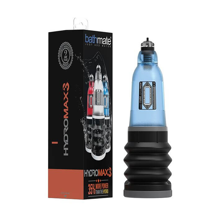 Bathmate Hydromax 3 - Blue Penis Pump | 5060140209195 | Discreet Personal Wellness