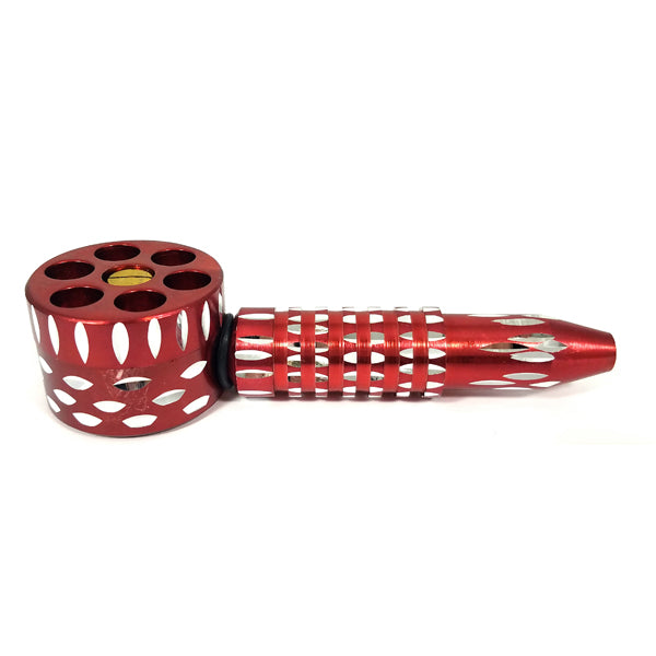 Shot Metal Revolve Pipe 6'' | VIP-NV-008 | Discreet Personal Wellness